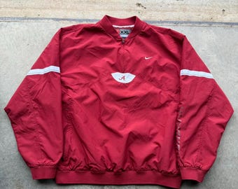 Pull coupe-vent vintage Nike Alabama Crimson Tide taille 2XL