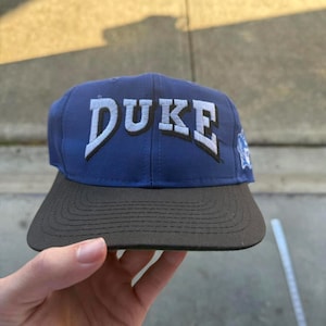 VTG Y2K Duke University blue devils embroidered SnapBack hat