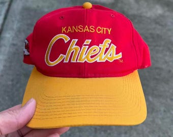 Vintage 90s Kansas City chiefs script sports specialties The Twill SnapBack hat