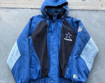 Vintage 90s Starter Dallas Cowboys puffer jacket size large fits XL