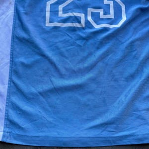 Vintage 90s UNC Tarheels blue basketball jersey size medium Jordan image 6