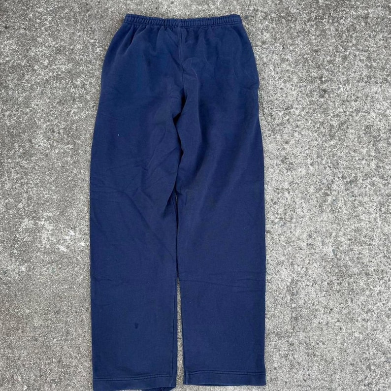 Y2K ネイビーブルー ナイキ バギー スウェットパンツ サイズ XL 画像 2