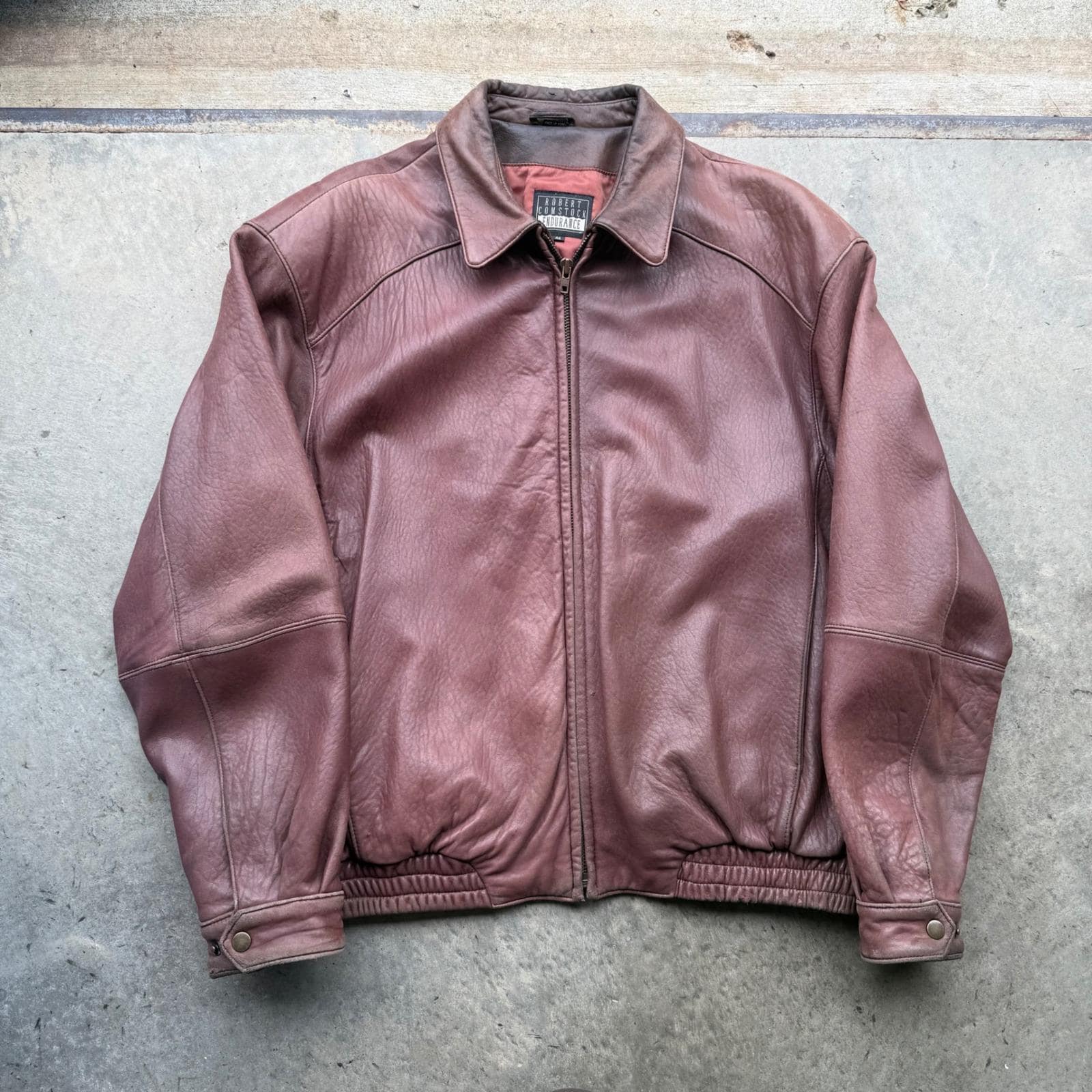Robert Comstock Leather Jacket for Men - Etsy