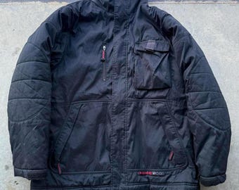 VTG Y2K Nike black puffer down jacket size large