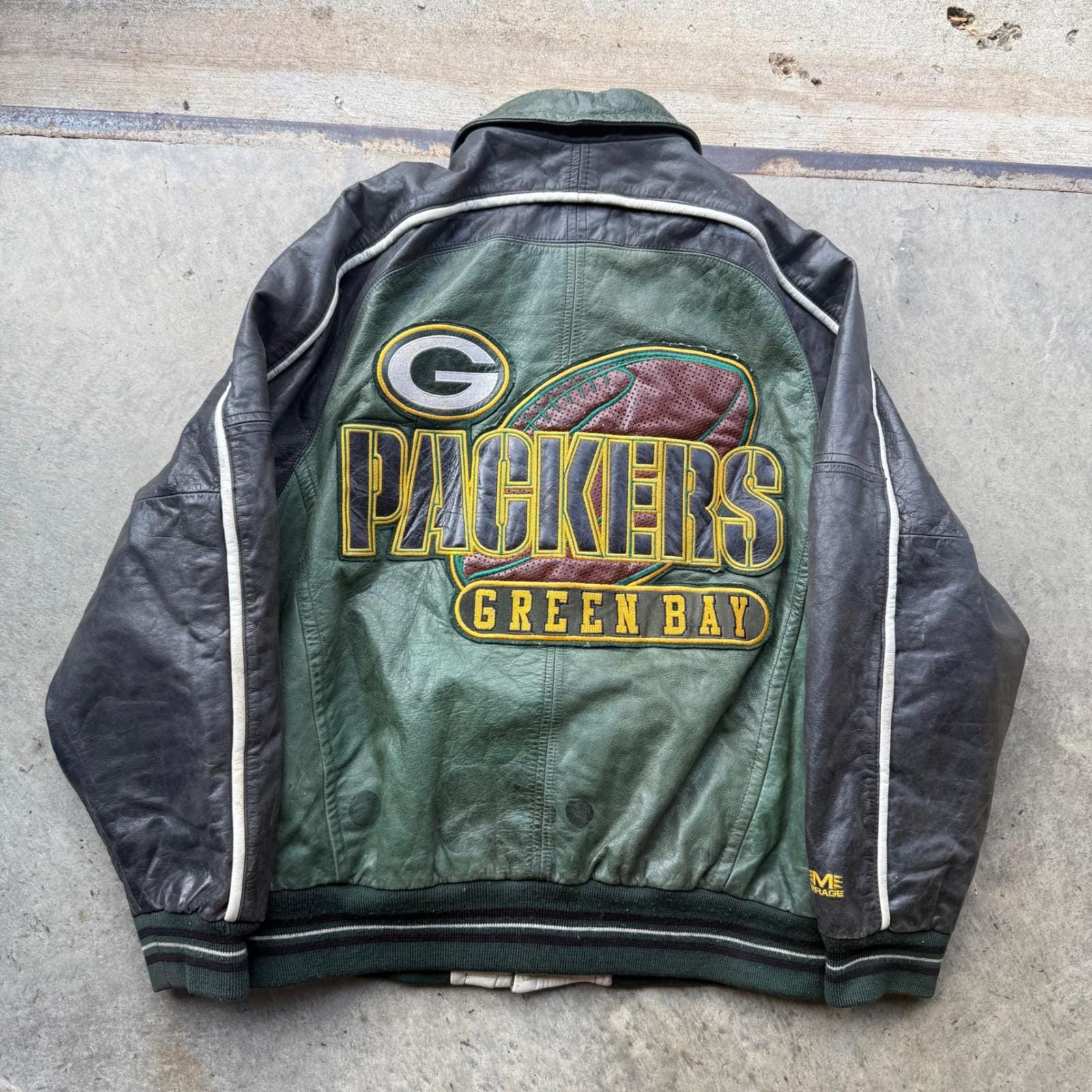 Green Bay Packers Leather Jackets - Etsy