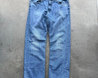 Jeansy VTG Y2K Blue denim Wrangler straight fit, rozmiar 38 x 30