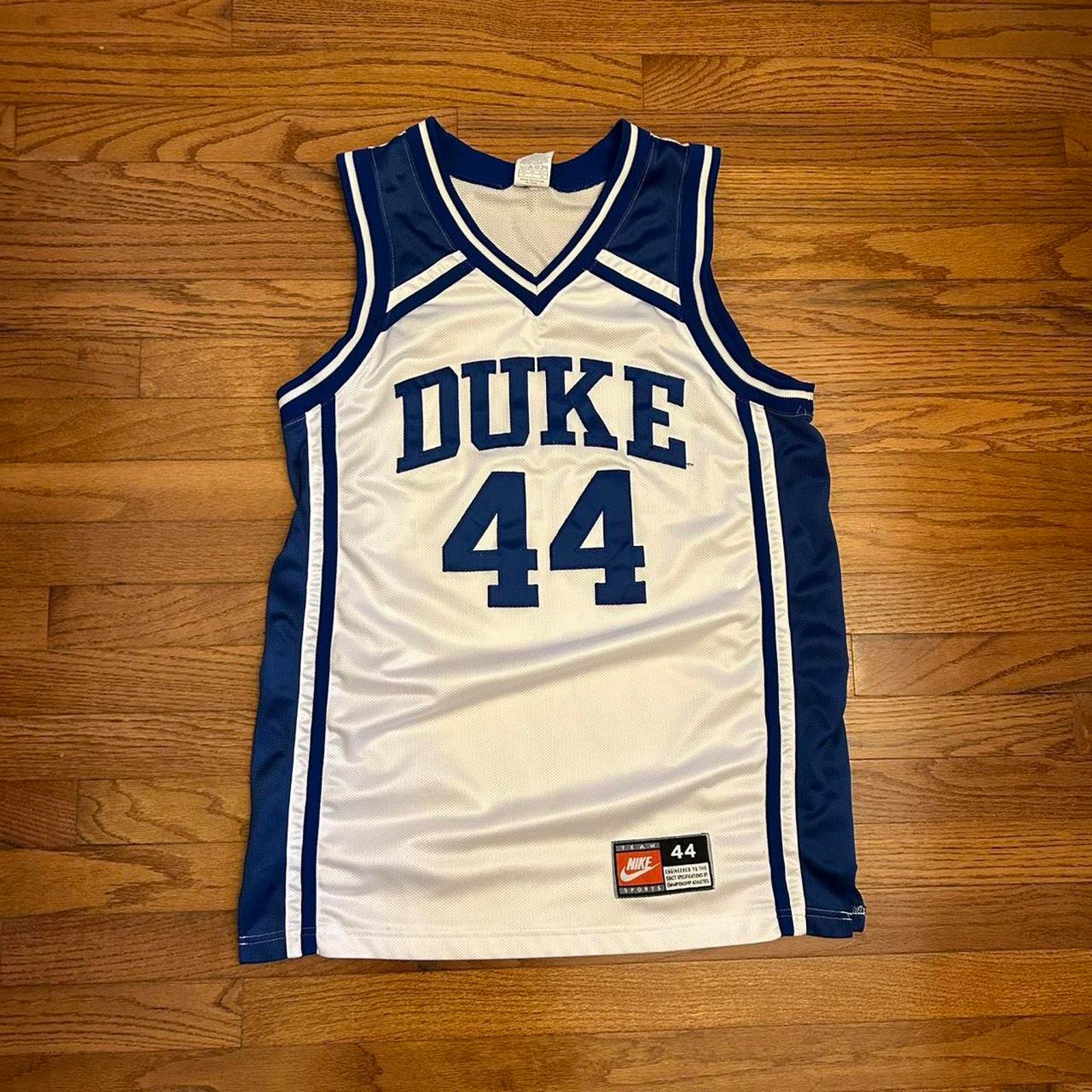 Vintage Early 90s Nike Duke University Basketball Jersey College Etsy