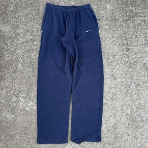 Y2K ネイビーブルー ナイキ バギー スウェットパンツ サイズ XL 画像 1