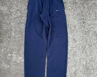 Y2K Navy Blau Nike Baggy Jogginghose Größe XL
