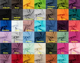 Jersey de algodón tejidos de jersey lisos tejidos infantiles lisos tejidos de moda desde 0,50 metros
