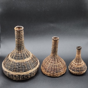 Set Bingo Buchaka Shaker Wicker jug Woven vase A gift for a friend A gift for the family S+M+L