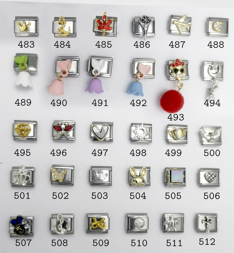 Italienisches Charms Armband klassische 9mm Größe Etsy.de