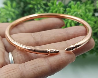 Reines 100% Kupferarmband, Punjabi Sikka Kada, Heilkupferarmband, besondere gesundheitliche Vorteile