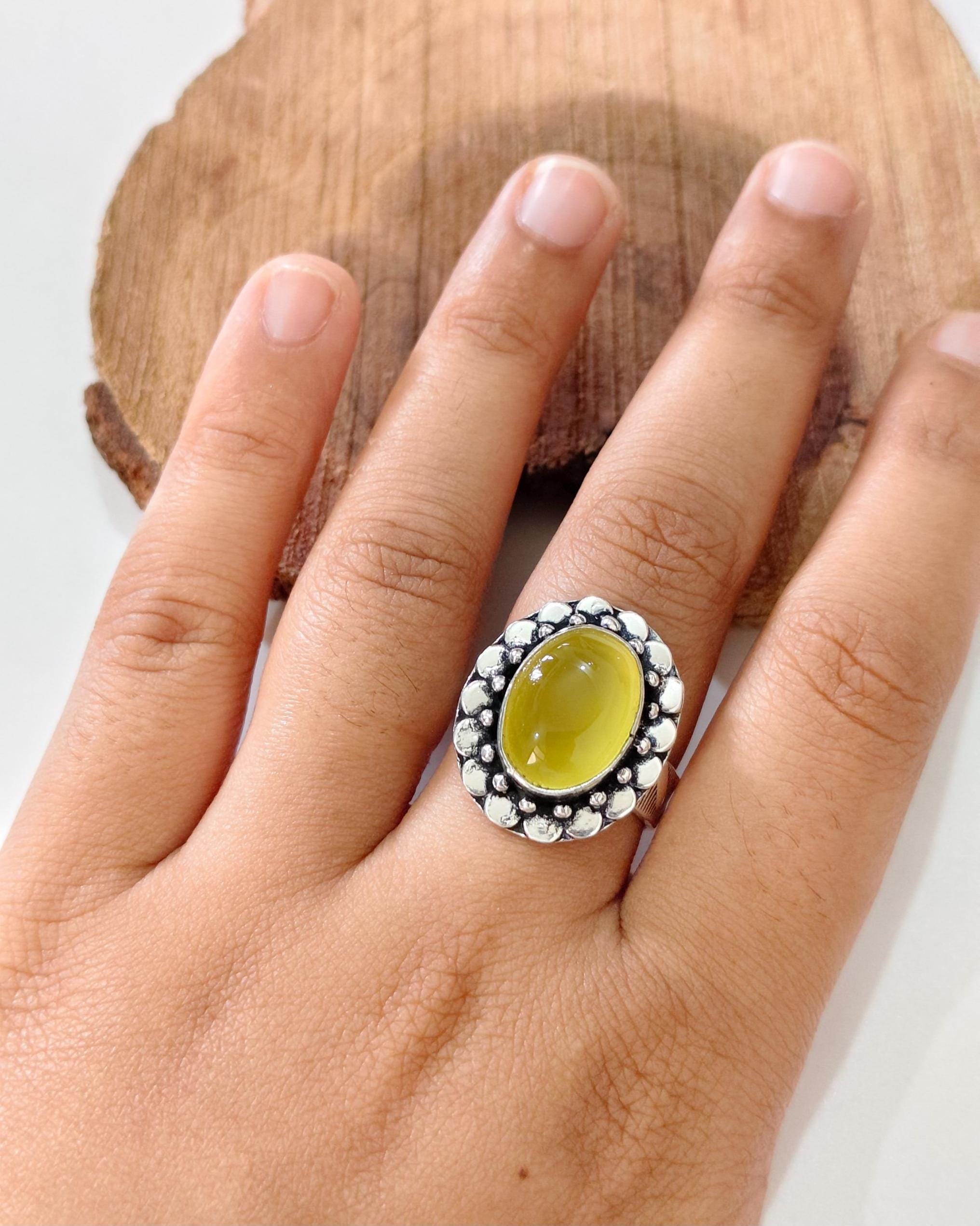 Sapphire silver antique ring - Etsy 日本