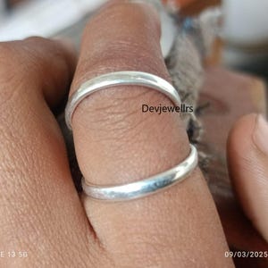 Sterling Silver Splint Ring: Joint Support for Arthritis