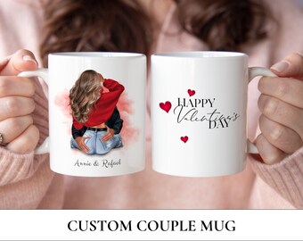 Personalized Valentines Mug - Couple Mug, Valentines Day Gift, Custom Gift, Birthday Gift, Anniversary Gift, Gift For Her, Gift for Him