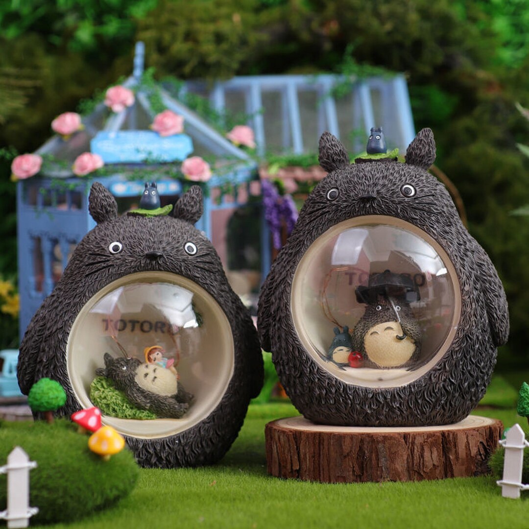 My Neighbor Totoro Night Light-desktop Light Resin LED Light - Etsy ...