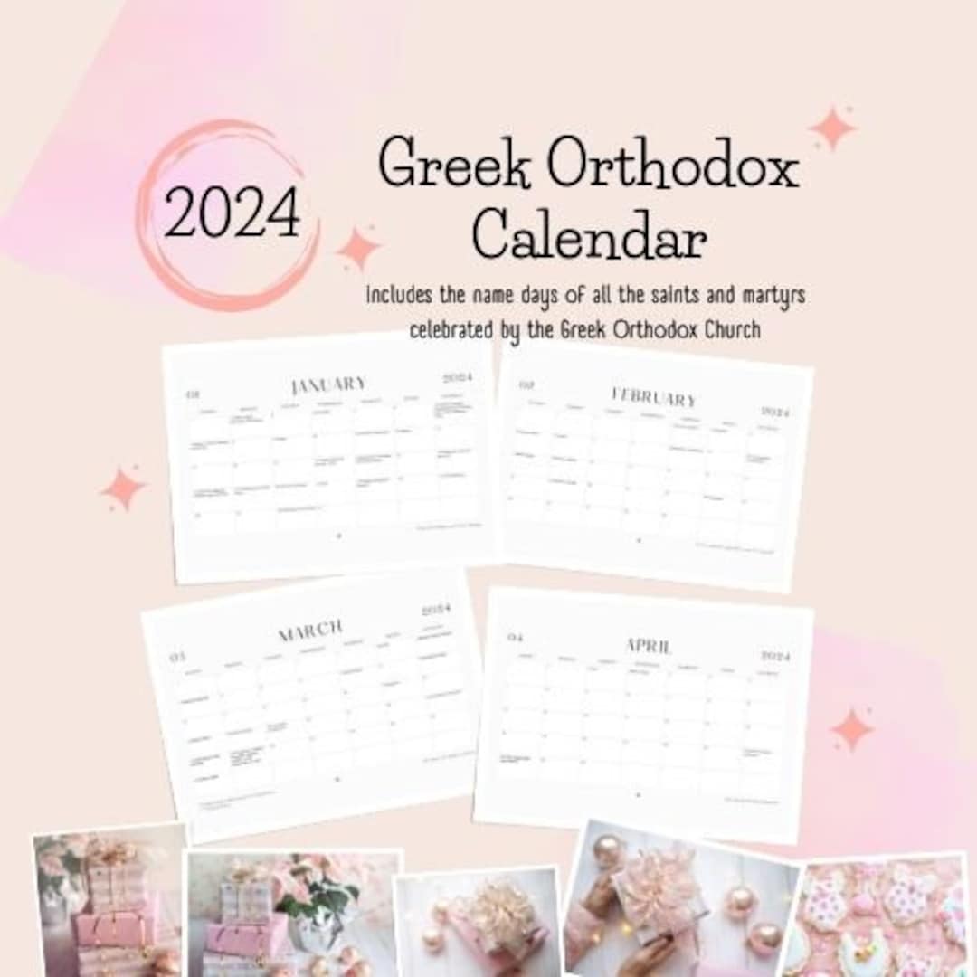 2025 Greek Orthodox Name Days Calendar. A Guide to When to Celebrate