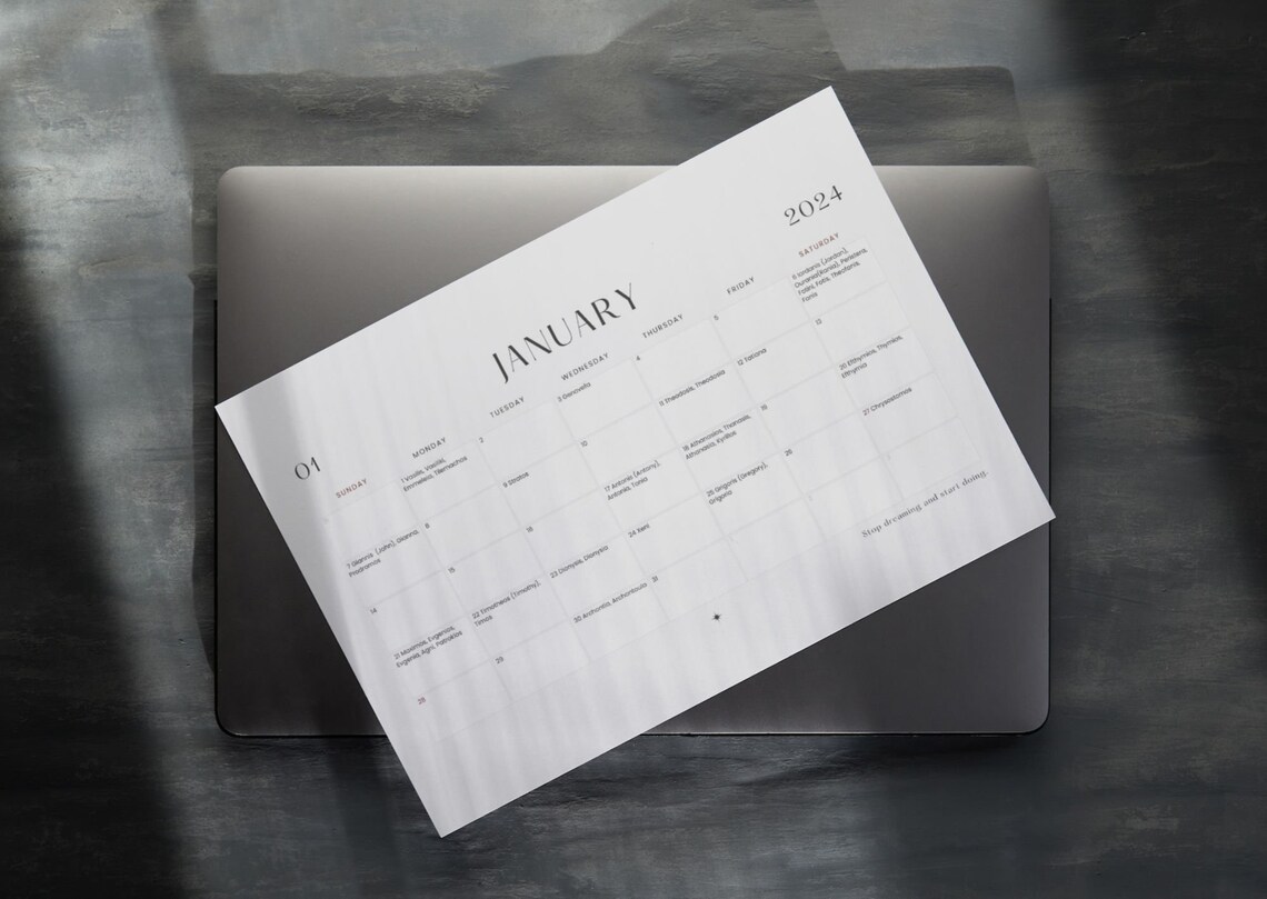2024 Greek Orthodox Name Days Calendar. A Guide to When to Celebrate