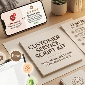 Klantenservicescripts voor kleine bedrijven, sjablonen voor slechte recensies, berichten voor Airbnb-hosts