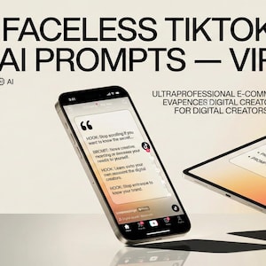 Paquete de scripts de TikTok sin rostro: 200 ganchos, subtítulos, CTA y marco de tendencias (PDF)