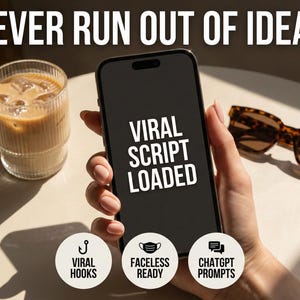 Instagram Reels Script Prompts | AI Content Planner for Coaches | Faceless Marketing Kit