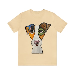 Unisex Short Sleeve Jack Russel T-Shirt