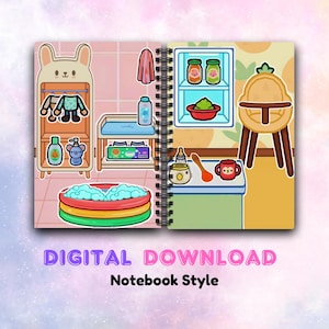 Toca Boca Baby Care Busy Book: Printable Paper Doll Set (PDF)