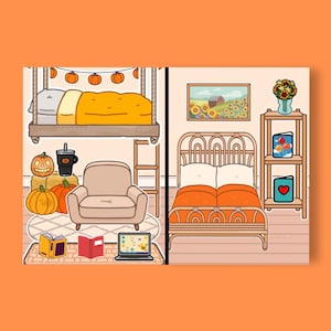 Toca Boca Quiet Book, Paper Dolls, Toca Boca Book, Toca Boca Paper Doll, Toca Boca Paper Doll Printable, Toca Boca Grandparents House