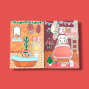 Toca Boca Paper Doll, Toca Boca Quiet Book, Paper Dolls, Toca Boca Book, Toca Boca Paper Doll Printable, Toca Boca Gingerbread House