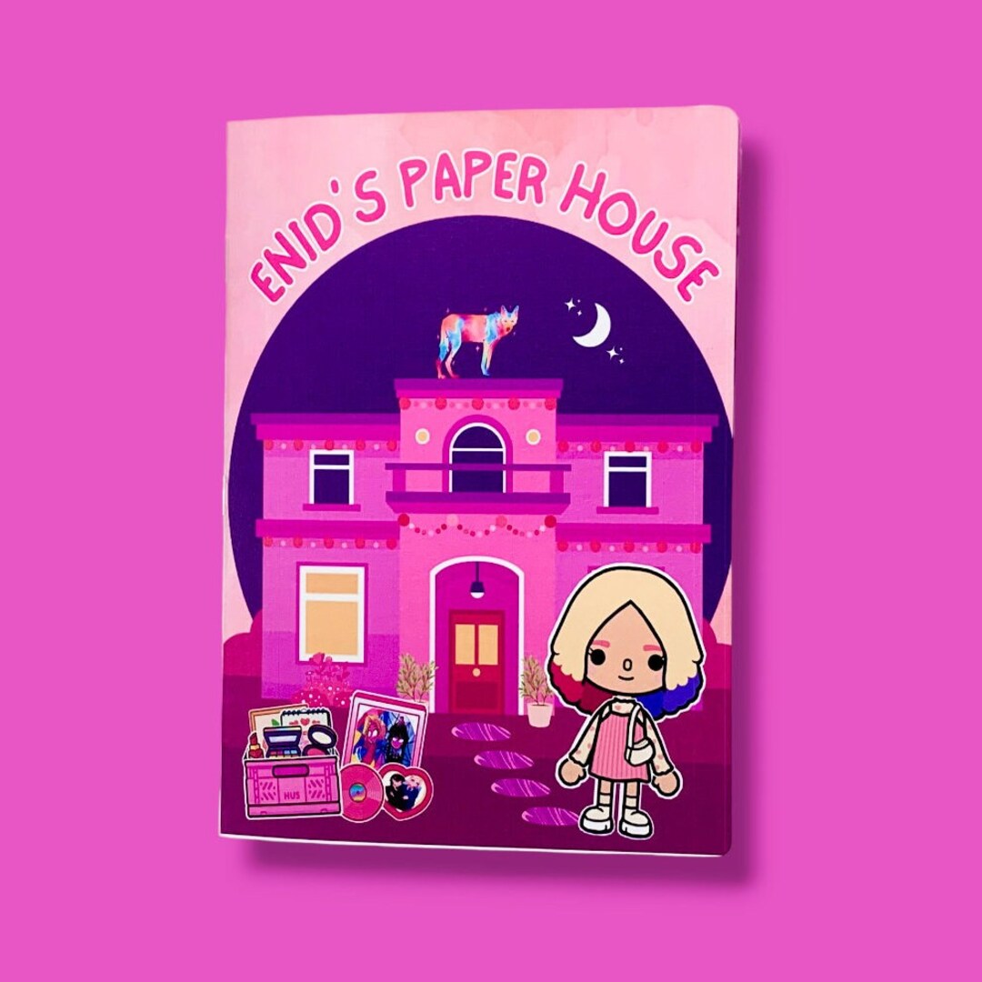 Toca Boca ENID Themed Paper Doll House Kids Easy Activity - Etsy