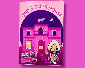 Toca Boca ENID Themed Paper Doll House Kids Easy Activity