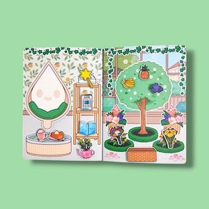 Libro tranquilo de la Casa de las Hadas de Toca Boca: Muñeca de papel imprimible (PDF)