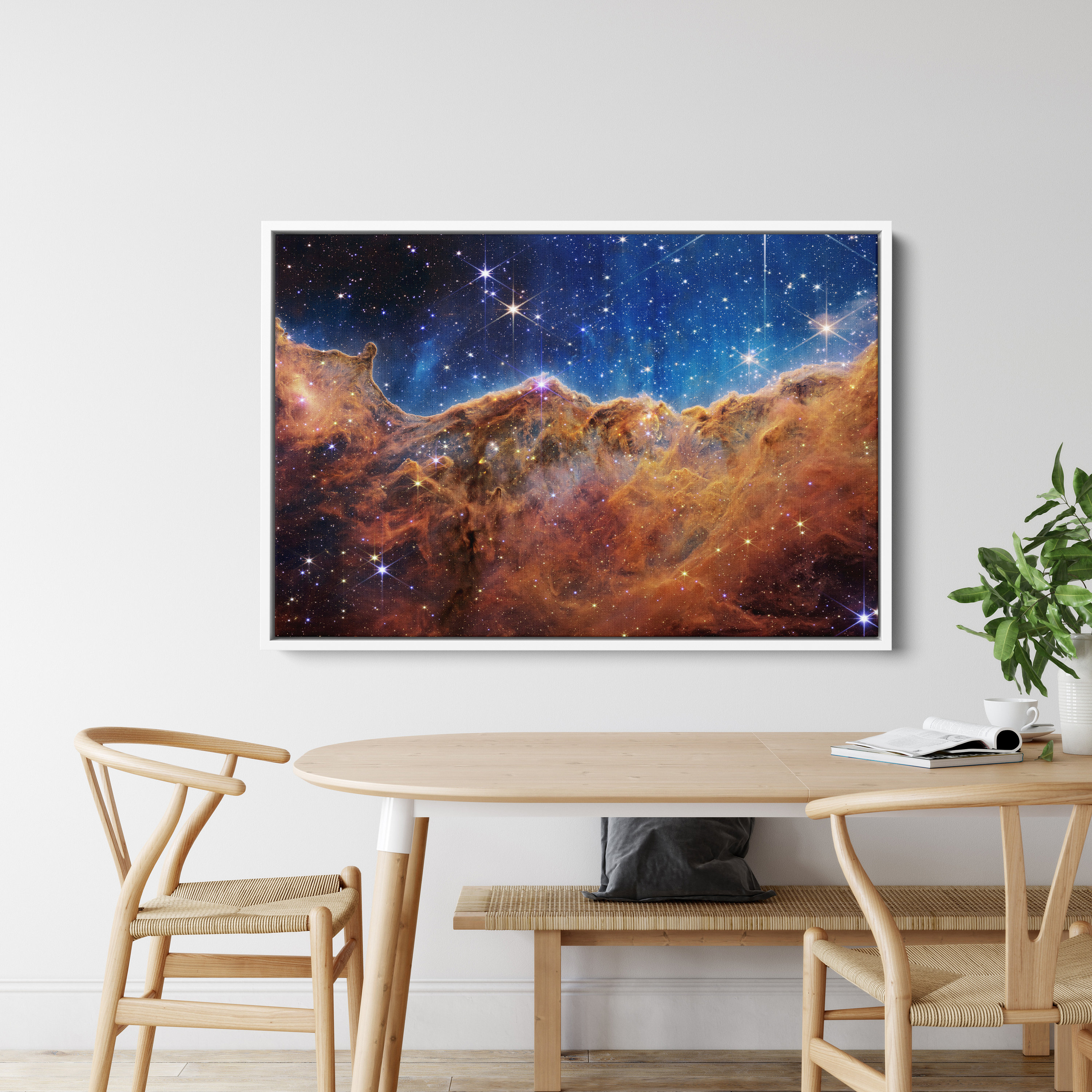 Carina Nebula NASA Deep Field Canvas, Carina Nebula Wall Decor , James ...