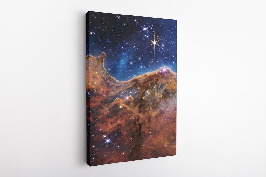 James Webb Space Telescope Images, Carina Nebula NASA Deep Field Canvas ...
