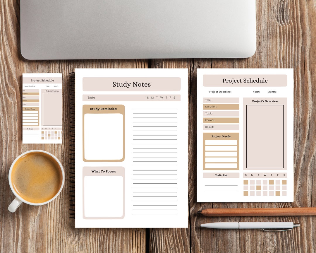 Study Planner,weekly Study Tracker,minimalist Study,weekly Planner Pdf ...