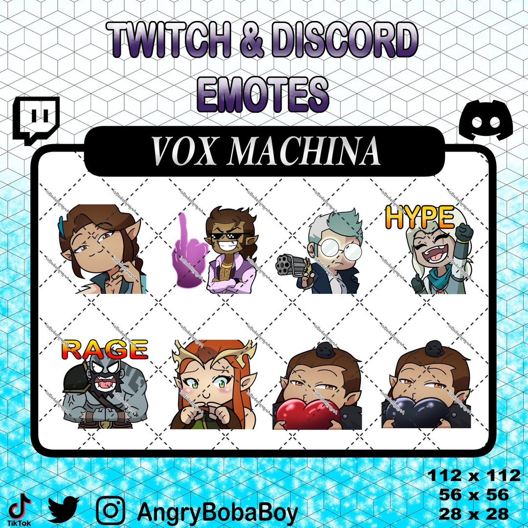 Discord Emotes | Twitch Emotes : Vox Machina, Dungeons&dragons ...