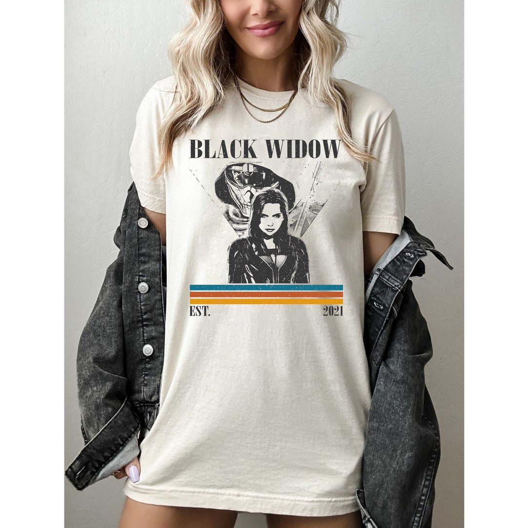 Black Widow Tshirt Black Widow Sweatshirt Black Widow Tees Etsy