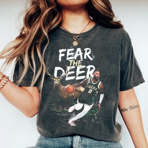 Fear The Deer Milwaukee Bucks T Shirt - Limotees