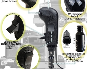 USB 18-speed Eaton Fulton Truck shifter | For Logitech, Thrustmaster, Fanatec and others