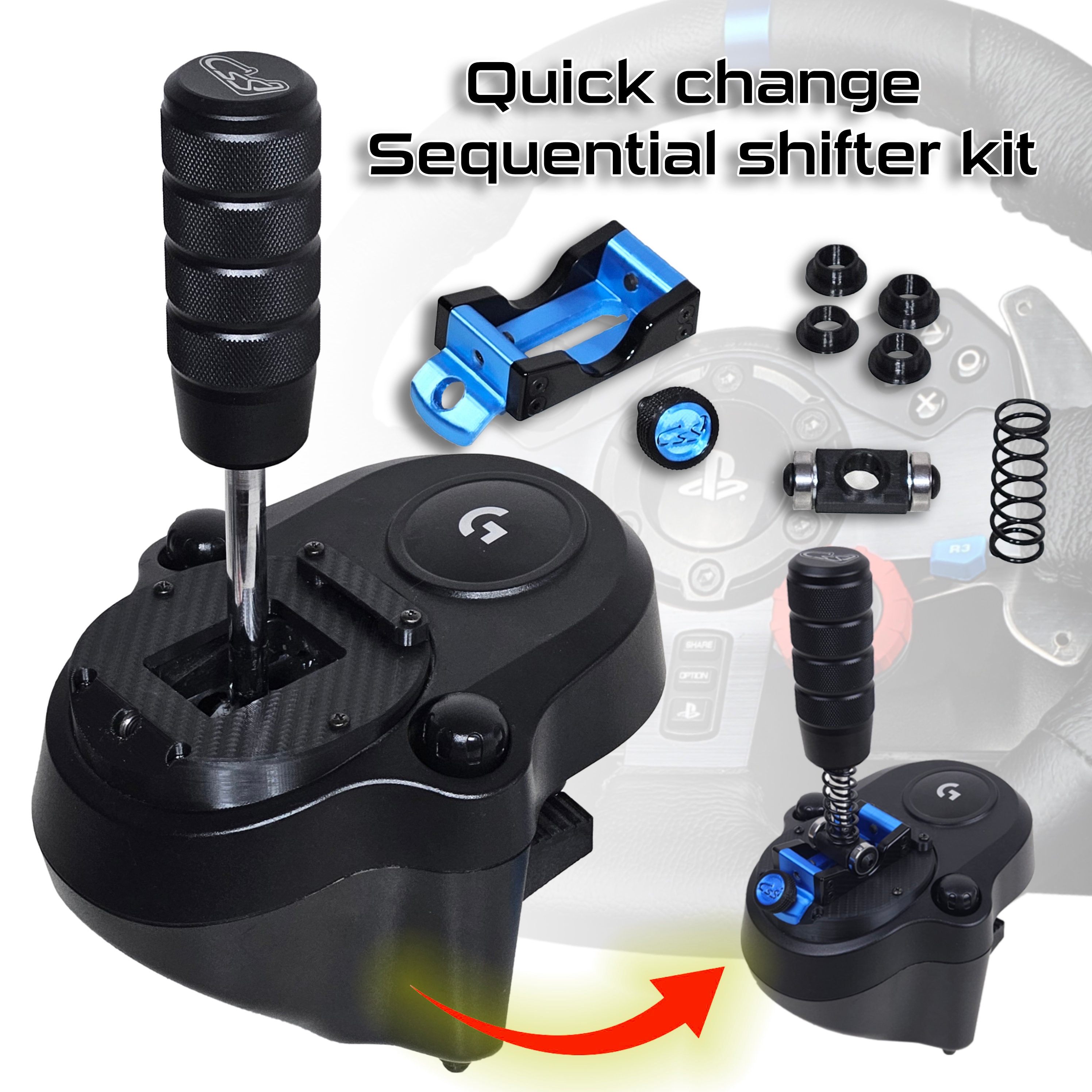 Logitech Driving Force GT DFGT Sequential Gears Shift -  Norway