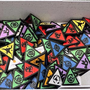 Aeon Trespass: Odyssey - Ersatz bunte Kratos Tokens
