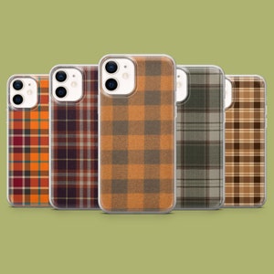 Plaid Phone Case Flannel Colors Cover for iPhone 15, 14, 13, 12, Samsung S24Ultra, S23FE, S22, A15, A54, A25, A14, Pixel 8A 8Pro 7A 7Pro 6A