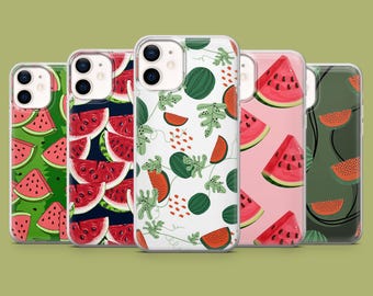 Fruity Phone Case Juicy Watermelon Cover voor iPhone 15, 14, 13, 12, Samsung S24Ultra, S23FE, S22, A15, A54, A25 A14 Pixel 8A 8Pro 7A 7Pro 6A