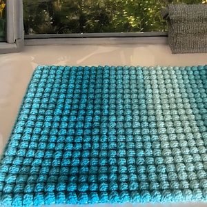 Crochet Rug Pattern, Entrance Mat Bath Mat Table Mat Modern Rug, Welcome Mat, Door Mat, Crochet Home Decor, Easy Beginner Friendly image 3