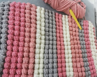 Bobble Crochet Rug Pattern: Easy Beginner Guide (Digital Download)