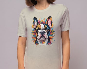 French Bulldog T-shirt, Dog Lover Unisex Heavy Cotton Tee