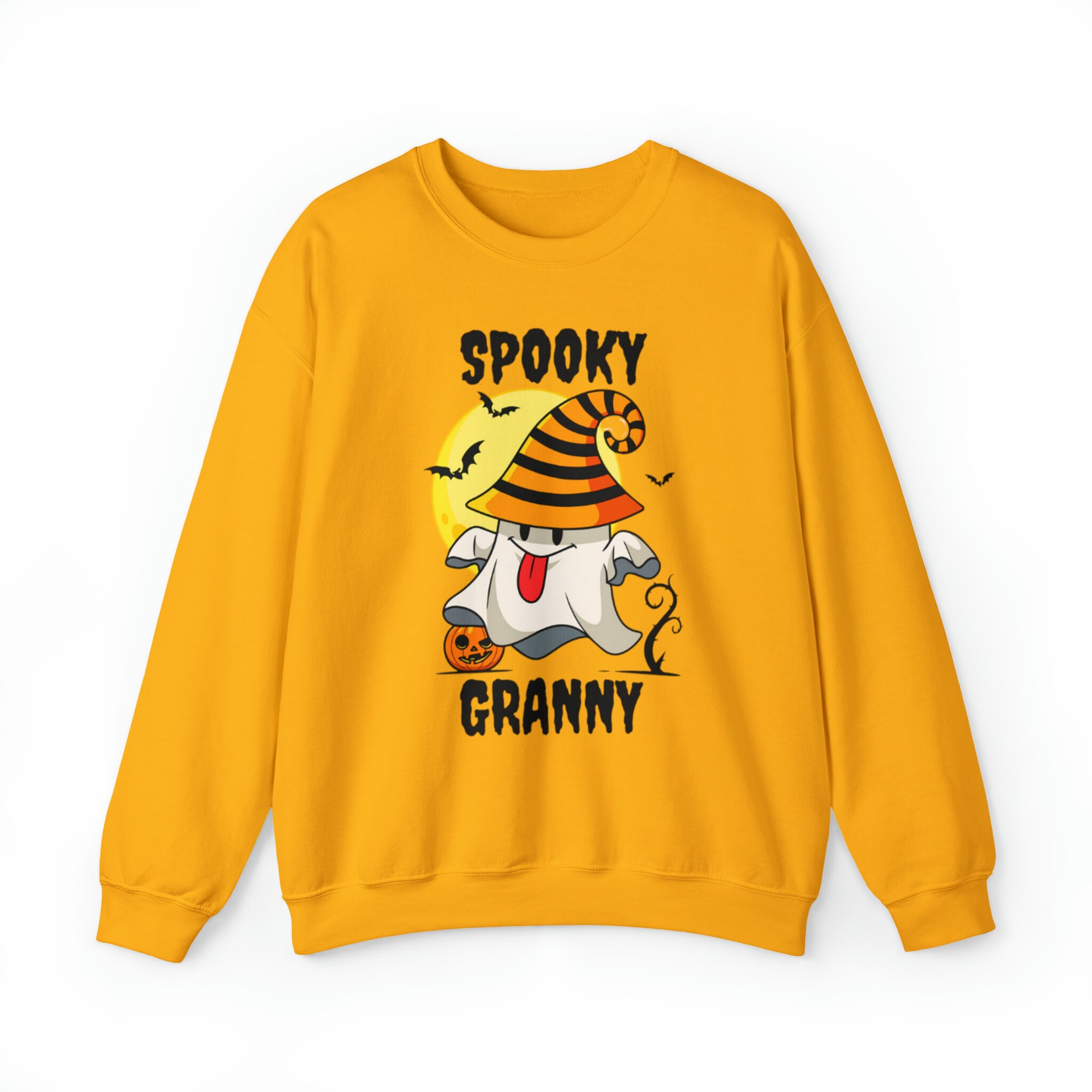 Discover Halloween Spooky Granny Sweatshirt, Halloween Grandma Unisex Heavy Blend Crewneck Sweatshirt