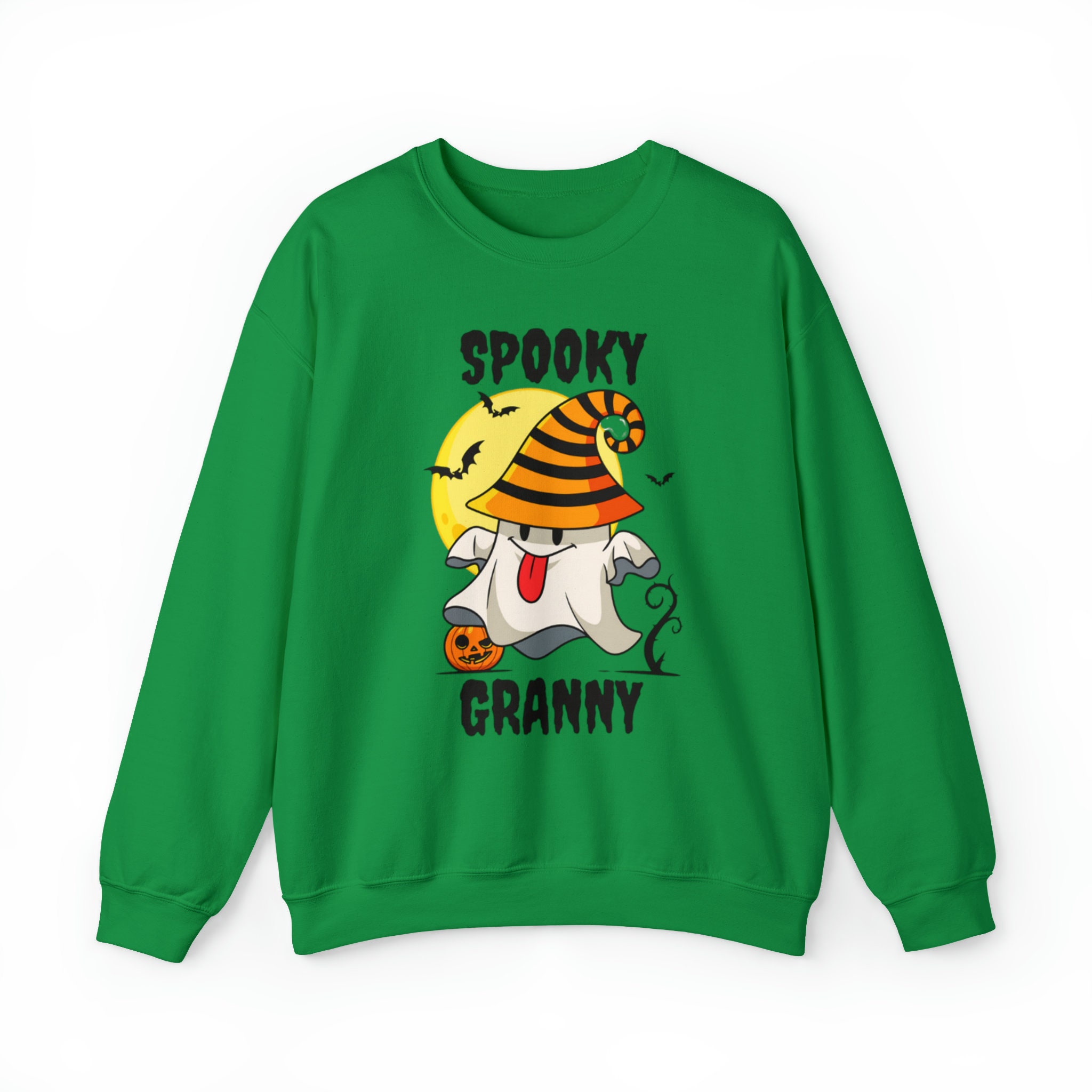 Discover Halloween Spooky Granny Sweatshirt, Halloween Grandma Unisex Heavy Blend Crewneck Sweatshirt