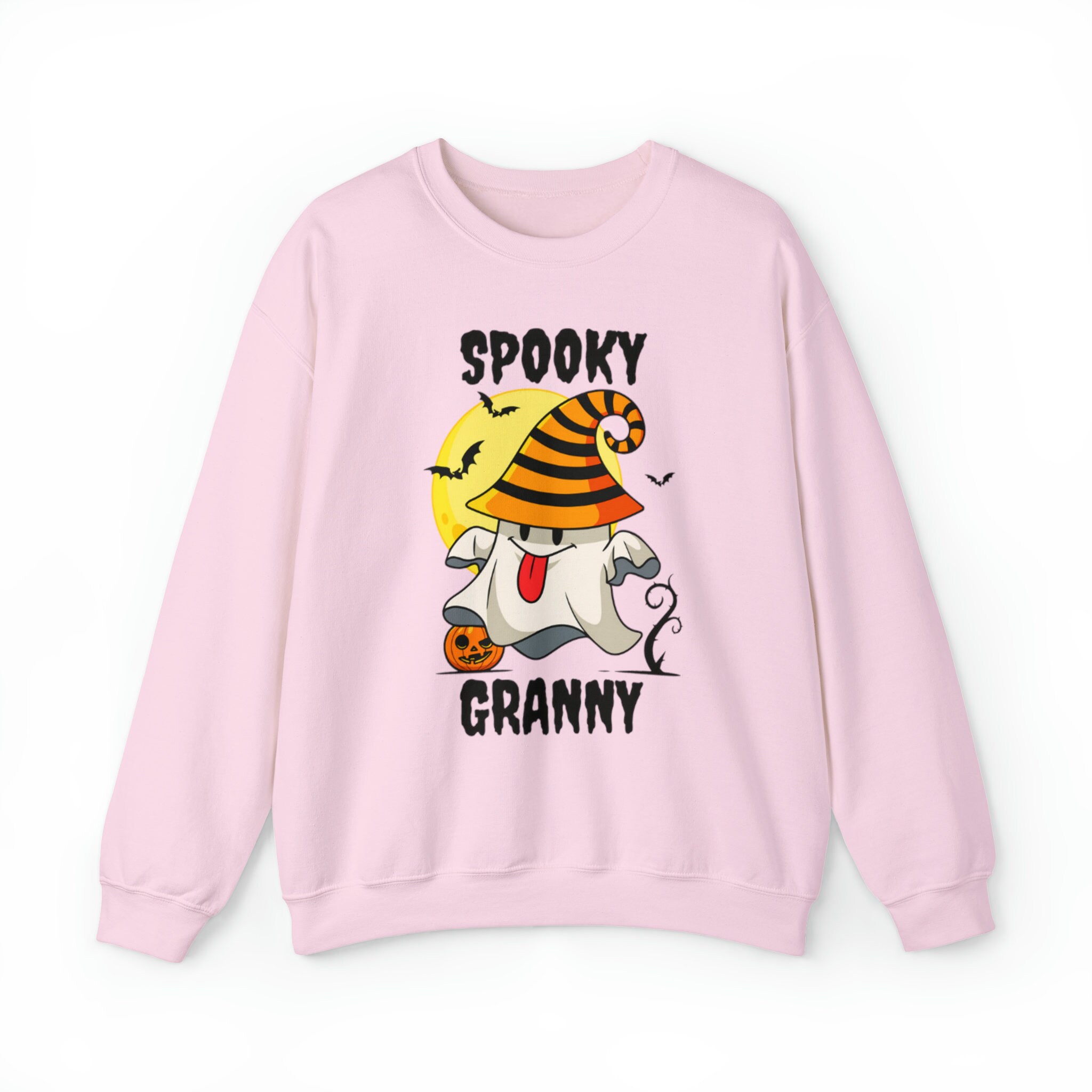 Discover Halloween Spooky Granny Sweatshirt, Halloween Grandma Unisex Heavy Blend Crewneck Sweatshirt
